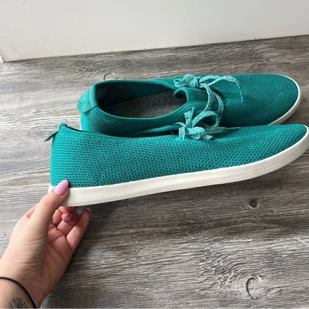NWOT Allbirds Men's Tree Skippers Size 14 Kauri Peacock Teal Casual